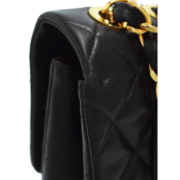 Chanel Deca Matelasse Chain Shoulder Bag Black - Picture 6 of 9